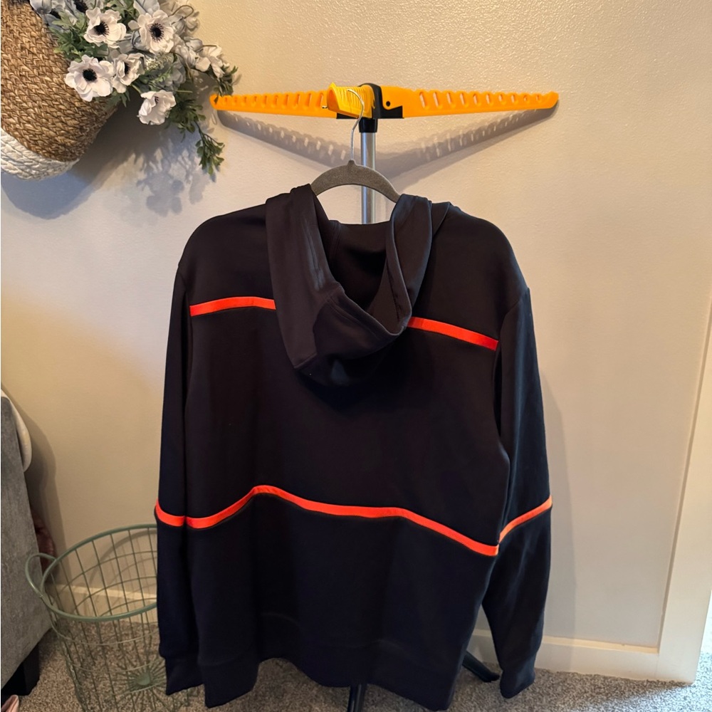 Adidas Men's Black and Orange Philadelphia Flyers Hoodie - Picture 2 of 3